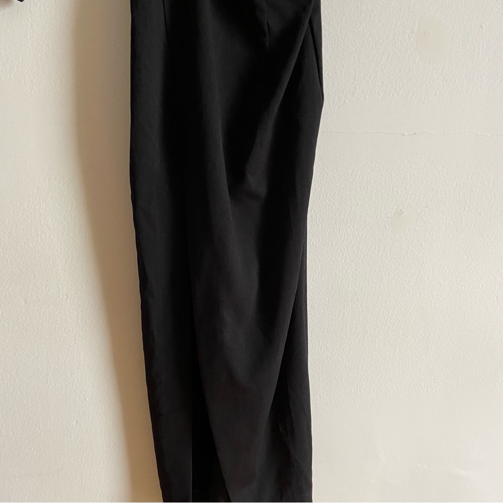Solace London Black One Shoulder Cut Out Chic Midi Dress - Picture 4 of 11